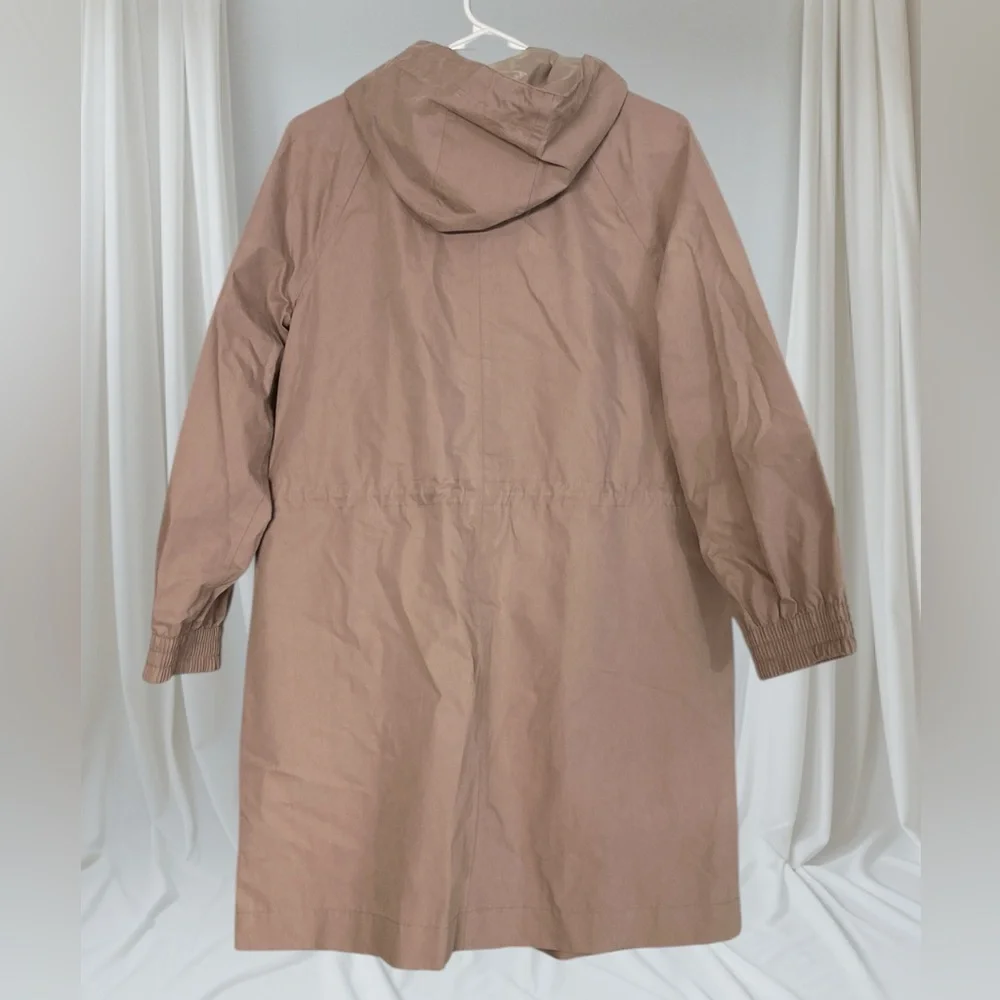 Madewell Women's Anorak Raincoat Mauve Color.Size Small - Picture 2 of 5